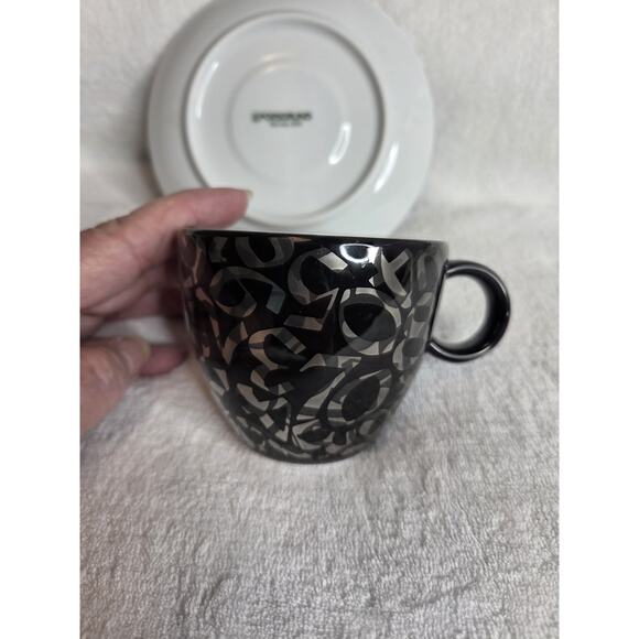 Barista Cup & Saucer Portsgrund Norway Cappuccino Set Porcelain - Picture 6 of 8